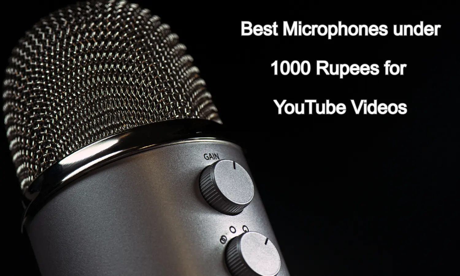 Best Microphones under 1000 Rupees